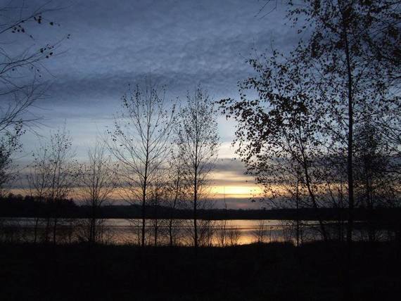 Trinity Island at sunset. Trinity Island at sunset.