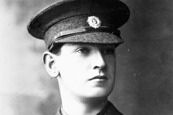 Michael Collins in uniform. Michael Collins in uniform.