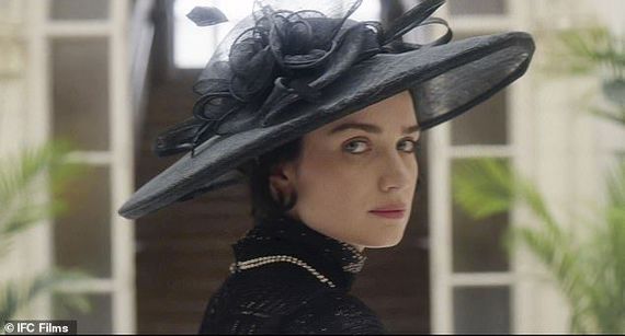 Eve Hewson as Anne Morgan in Tesla Eve Hewson as Anne Morgan in Tesla
