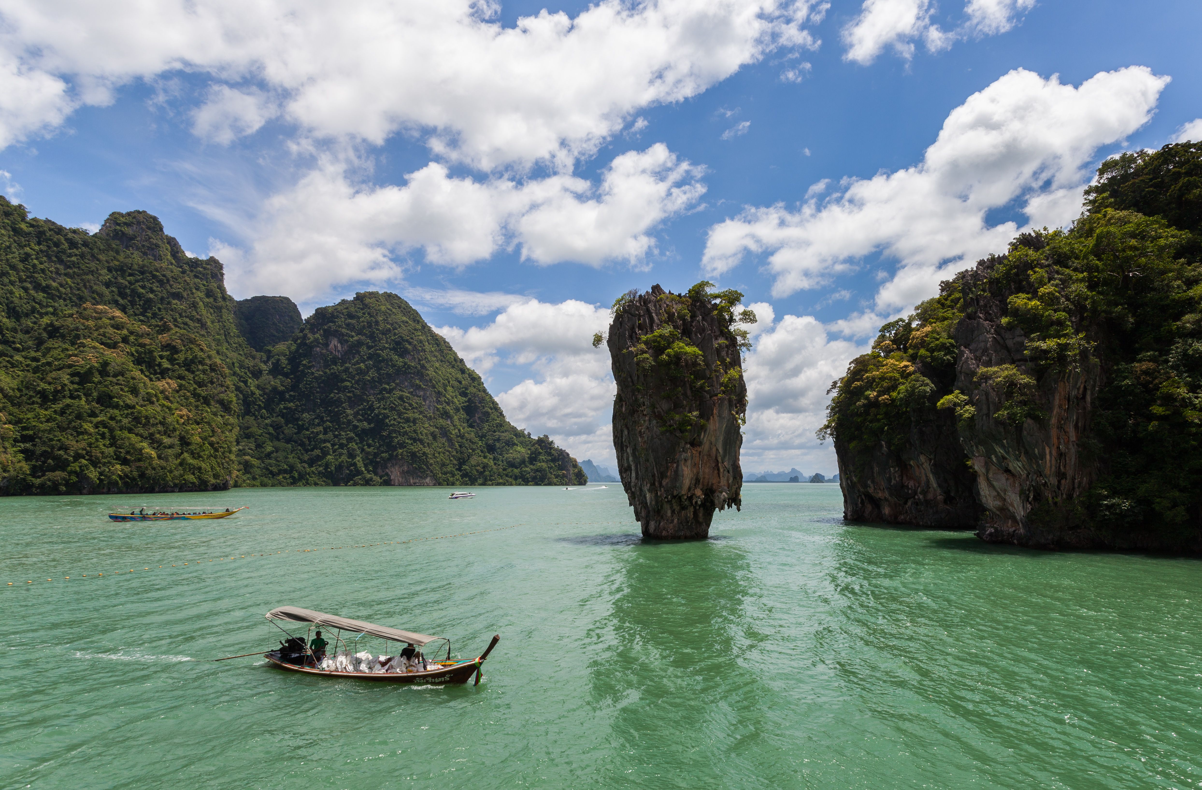 Ko Tapu (Tapu Island), Khao Phing Kan islands, Phang Nga Bay, Thailand. Ko Tapu (Tapu Island), Khao Phing Kan islands, Phang Nga Bay, Thailand.