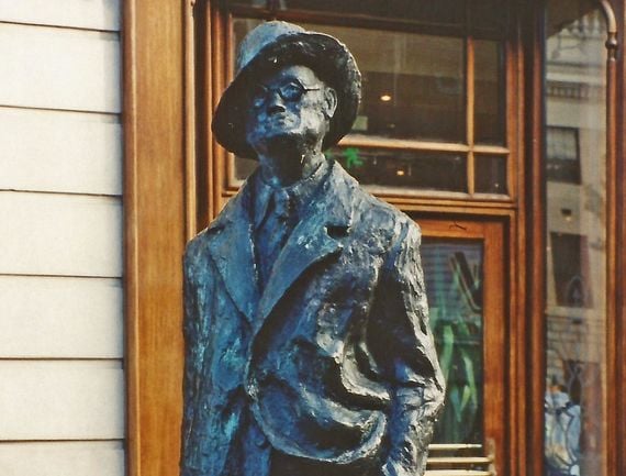 James Joyce statue, North Earl Street James Joyce statue, North Earl Street