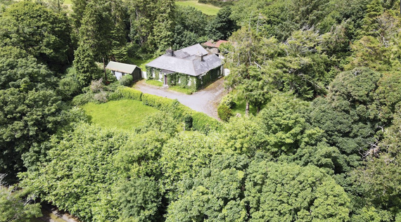 Aerial shot of Dromore House, Dromore, Bantry, West Cork. Aerial shot of Dromore House, Dromore, Bantry, West Cork.