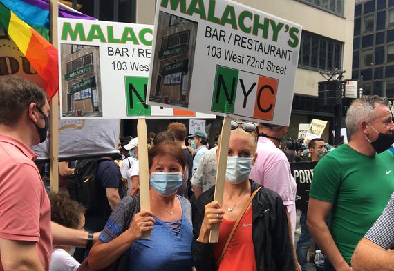 Malachy’s was one of many Irish businesses represented