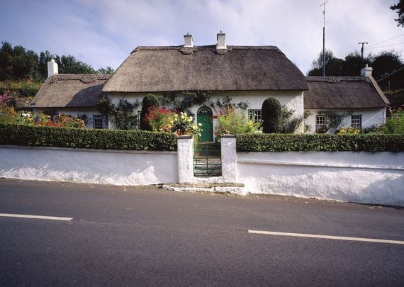 A thatched cottage in Stradbally, Co Laois. A thatched cottage in Stradbally, Co Laois.