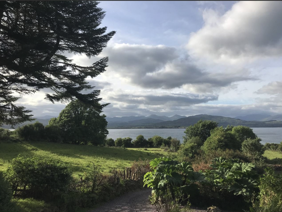 A view from the cottage. A view from the cottage.