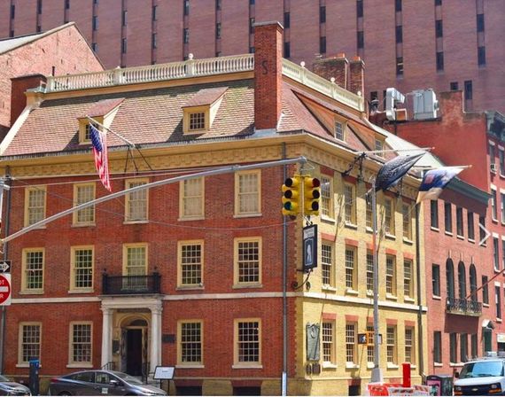 The historic Fraunces Tavern in New York’s Financial District. The historic Fraunces Tavern in New York’s Financial District.