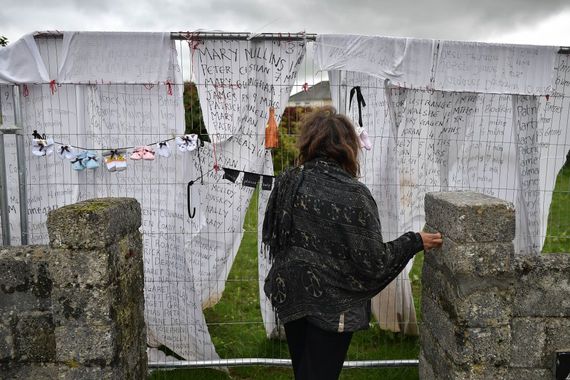 August 26, 2018: A vigil at the Bon Secours Mother and Baby Home in Tuam, Co Galway. (Getty Images)