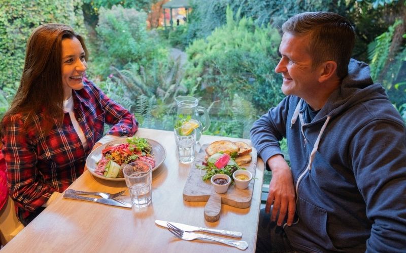 Lunch at the magical Avoca Garden Café. Credit: Tourism Ireland