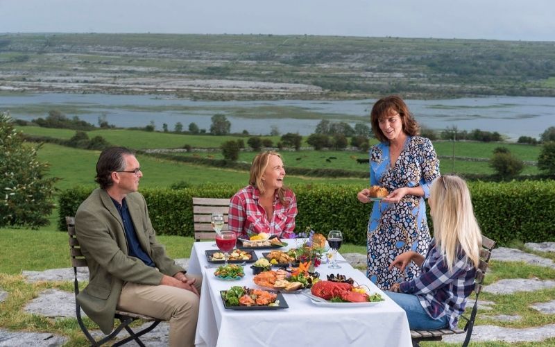 Breakfast at Cassidy's Pub by the Burren. Credit: Clare County Council