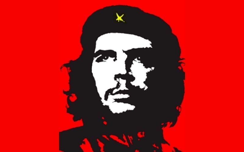 Ché Guevara poster by Jim Fitzpatrick from a photograph by Alberto Korda (Wikimedia Commons)