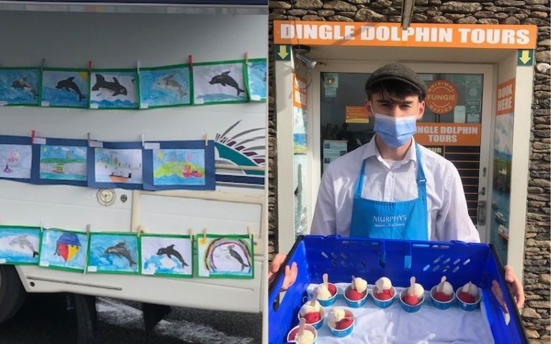 Fungie Day: Artwork by local school children and free samples of Muprhy's Ice Cream Fungie Day: Artwork by local school children and free samples of Muprhy's Ice Cream