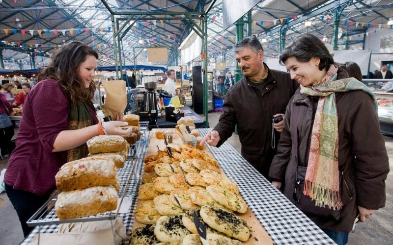Local produce at St. George's Market in Belfast city. Credit: Tourism Ireland