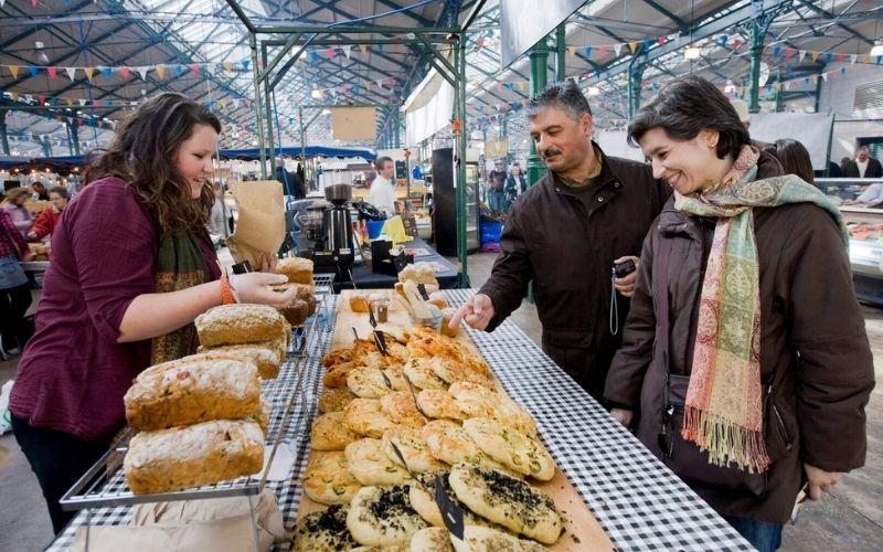 Local produce at St. George's Market in Belfast city. Credit: Tourism Ireland Local produce at St. George's Market in Belfast city. Credit: Tourism Ireland