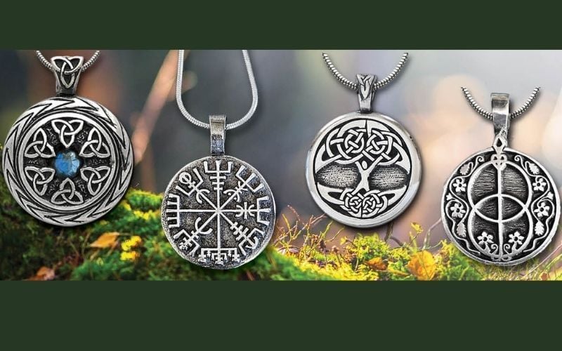 Five new handcrafted designed pendants from Celtic Knotworks