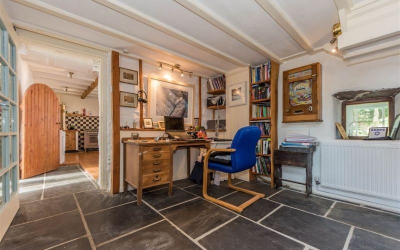 The office space would make working from home easy in this dream location The office space would make working from home easy in this dream location
