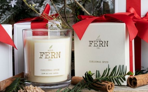 Wild Fern Ireland Christmas Spice Scented Candle