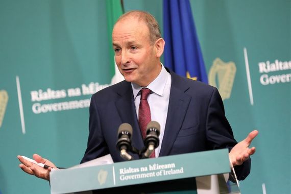 Irish Taoiseach Michéal Martin. Irish Taoiseach Michéal Martin.