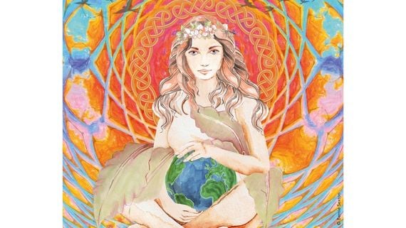 The Celtic goddess Danu. The Celtic goddess Danu.