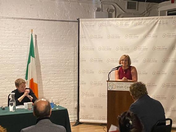 Consul General Helena Nolan and Yvonne Cassidy at the launch of Look! It's A Woman Writer! Consul General Helena Nolan and Yvonne Cassidy at the launch of Look! It's A Woman Writer!