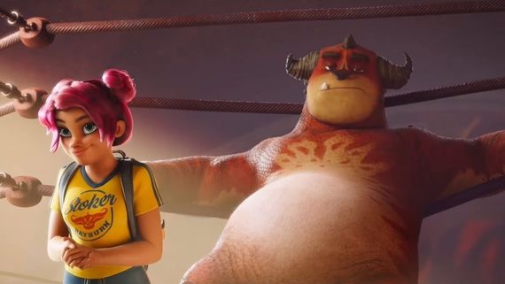 Winnie and monster Steve are the underdog heroes of Rumble. Winnie and monster Steve are the underdog heroes of Rumble.
