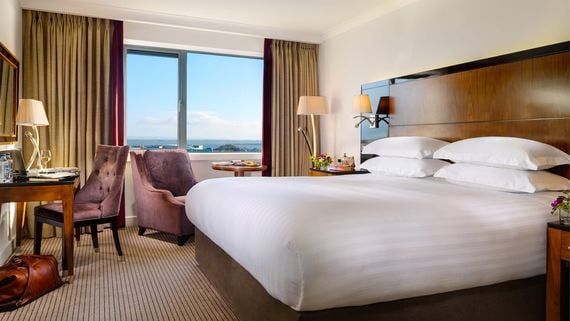 A luxury bedroom at The Galmont Hotel & Spa. A luxury bedroom at The Galmont Hotel & Spa.