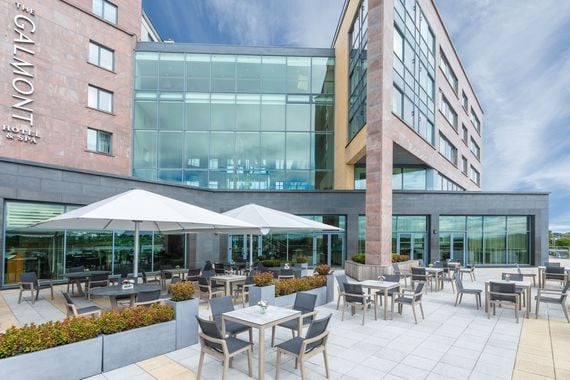 The Terrace at the Galmont Hotel & Spa. The Terrace at the Galmont Hotel & Spa.