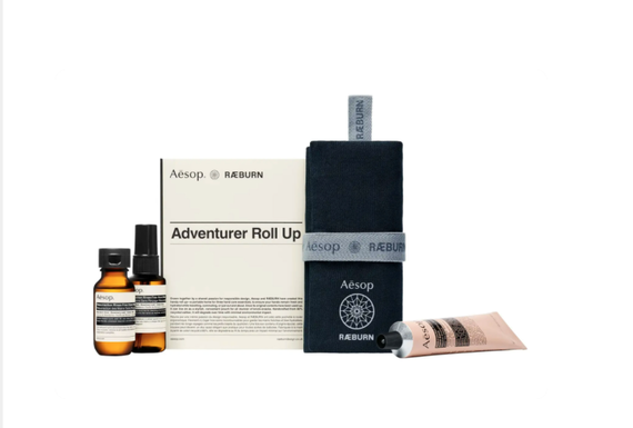 The Aesop Adventurer Roll Up Set is perfect for travelers The Aesop Adventurer Roll Up Set is perfect for travelers