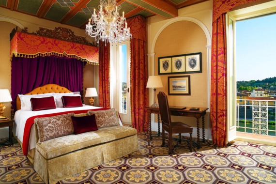 The St. Regis Florence is located in a 13 century palazzo designed by Brunelleschi The St. Regis Florence is located in a 13 century palazzo designed by Brunelleschi