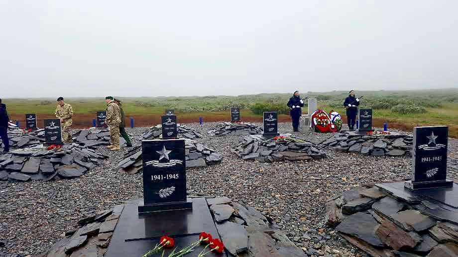 Vaida Bay military cemetery. Robbie Fry