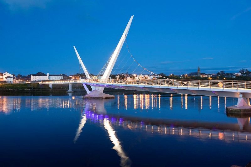 The Peace Bridge. (Ireland's Content Pool)