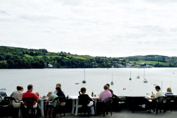Glandore, looking out toward Union Hall. Glandore, looking out toward Union Hall.