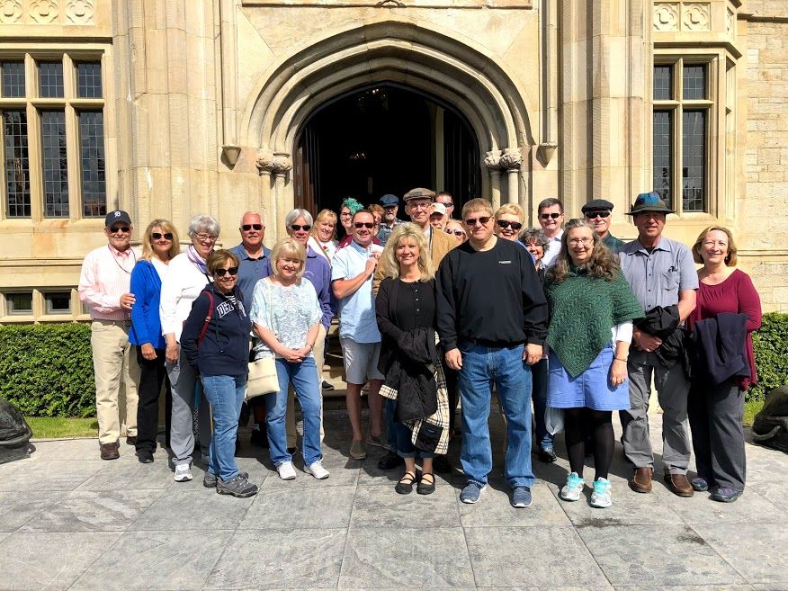 Real Irish Travel Group Outside Lough Eske Castle in Donegal Real Irish Travel Group Outside Lough Eske Castle in Donegal