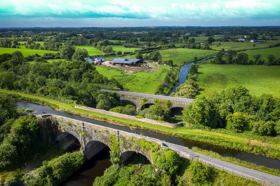 The Royal Canal Greenway stretches across the country 