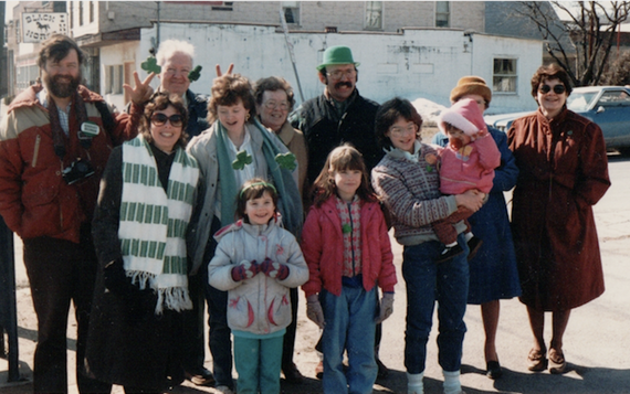 The "Fitzpatrick and Jones Clan” gathered together to take in a North Albany, New York St. Patrick’s Day Parade. The "Fitzpatrick and Jones Clan” gathered together to take in a North Albany, New York St. Patrick’s Day Parade.