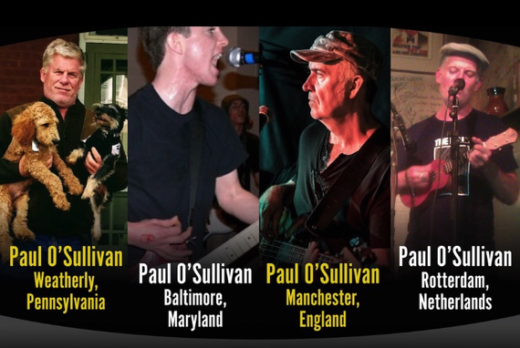 The four Pauls all meet by Zoom and create songs through the internet. The four Pauls all meet by Zoom and create songs through the internet.