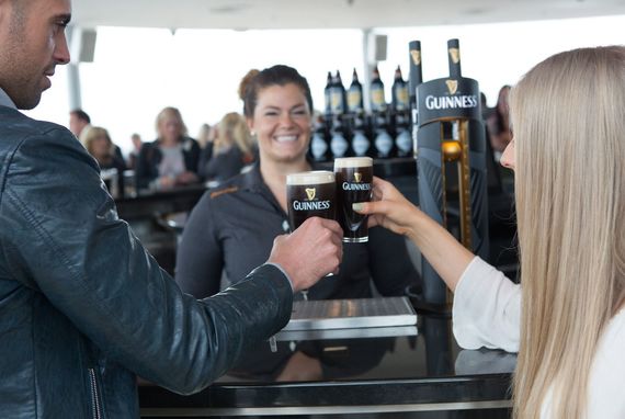 Inside the Gravity Bar at the Guinness Storehouse in Dublin, Ireland. (Ireland's Content Pool) Inside the Gravity Bar at the Guinness Storehouse in Dublin, Ireland. (Ireland's Content Pool)