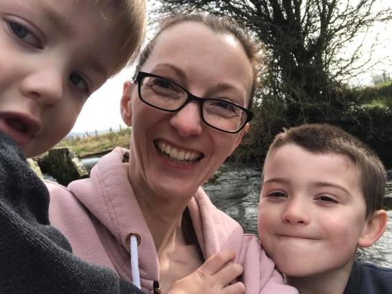 Niamh Ryan with Betty's grandchildren Donagh and Jack taking a dip in Tipperary Niamh Ryan with Betty's grandchildren Donagh and Jack taking a dip in Tipperary