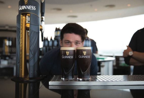 A perfect pint! A pint of plain at the Guinness Storehouse, Dublin. A perfect pint! A pint of plain at the Guinness Storehouse, Dublin.