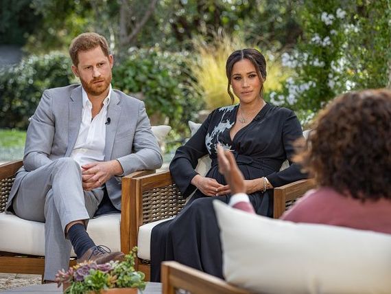 The Harry and Meghan interview with Oprah Winfrey. (Getty Images)