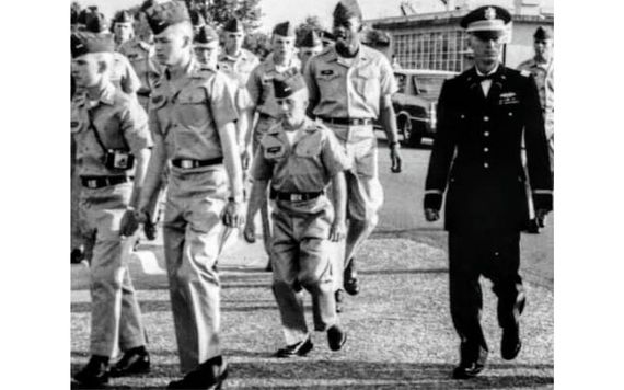 Flaherty in the US Army. Flaherty in the US Army.