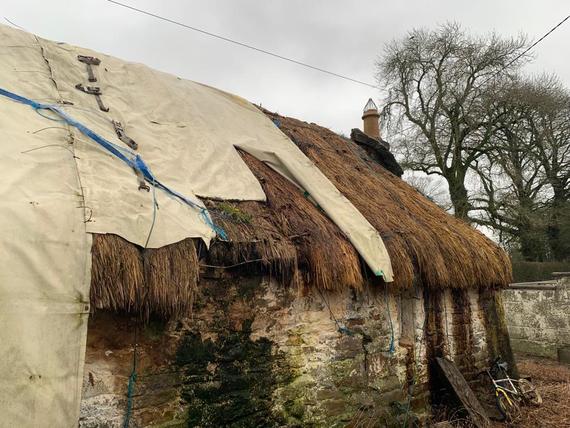 The current state of Phil Barron's cottage. The current state of Phil Barron's cottage.
