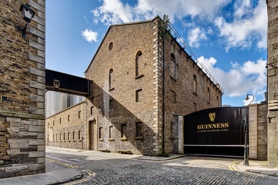 The Guinness Storehouse, St James's Gate brewery.