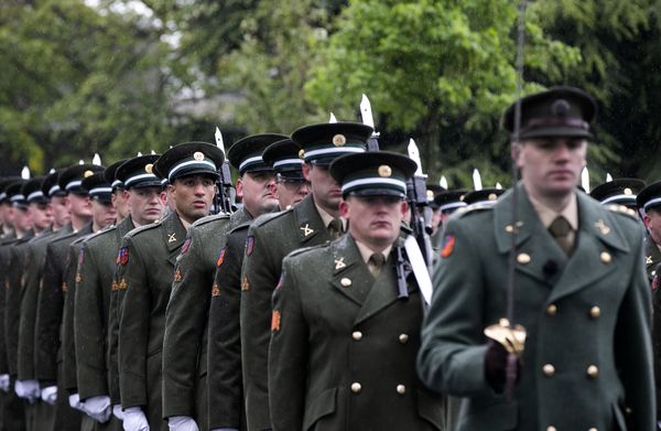 Members of the Defence Forces participate in the annual 1916 Leaders Commemoration Ceremony at Arbour Hill Cemetery in Dublin.RollingNews
