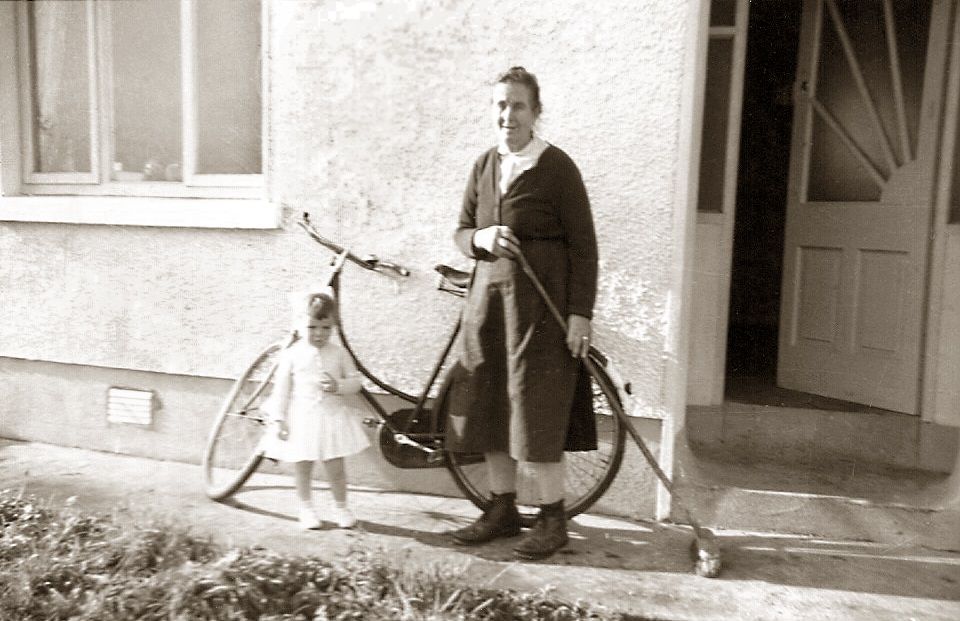 Sheron Boyle with her grandmother Margaret Boyle, Galway 1962 Sheron Boyle with her grandmother Margaret Boyle, Galway 1962
