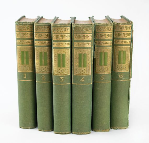 JFK's signed History of Ireland books. JFK's signed History of Ireland books.