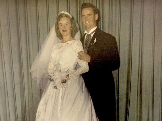 Regina Woods and Thomas Lydon on their wedding day in 1959. Regina Woods and Thomas Lydon on their wedding day in 1959.
