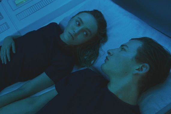 Lily Rose Depp and Tye Sheridan in Voyagers Lily Rose Depp and Tye Sheridan in Voyagers