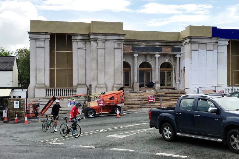 Behind-the-scenes look at the Irish village transforming for Disney's 'Disenchanted.' (RollingNews.ie)