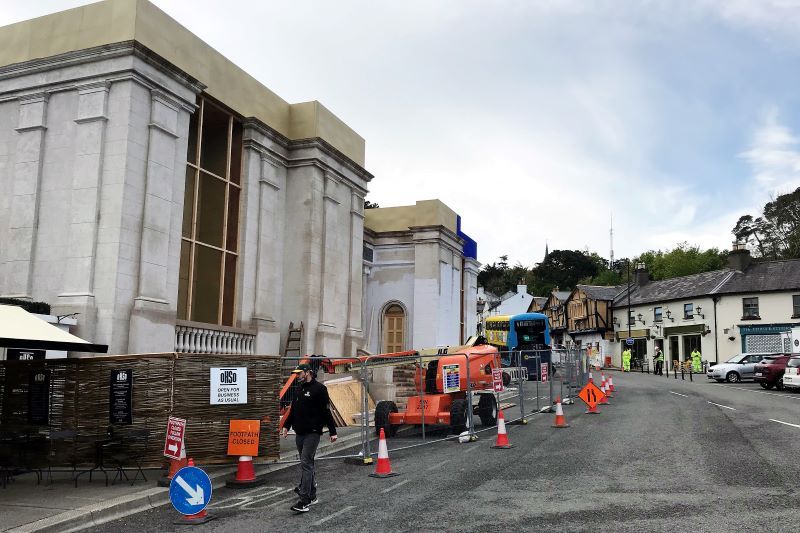 Enniskerry, Co Wicklow transforms for Disney's 'Disenchanted.' (RollingNews.ie)