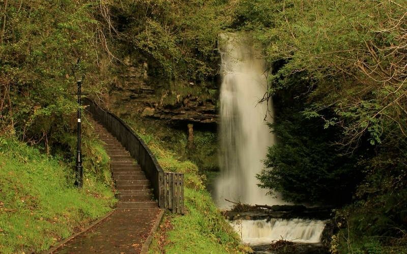 Glencar Waterfall in County Leitrim Glencar Waterfall in County Leitrim